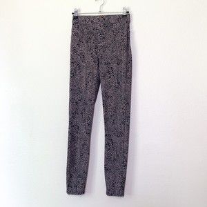 Spanx Jean-Ish Ankle Leggings XS Desert Dot Leopard 2 Real Pockets Tummy Control